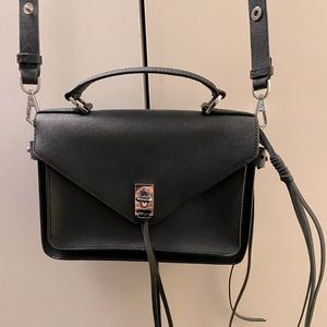 Rebecca Minkoff Turn Lock Crossbody Bag, Black